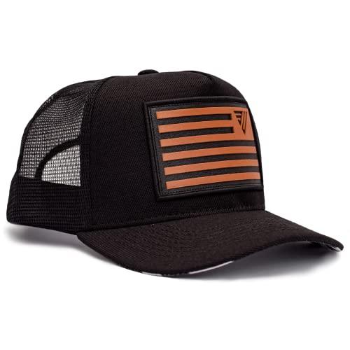 Black Trucker Hat | Patriotic | Urban Effort - Urban Effort
