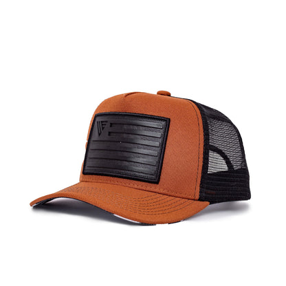 Brown Trucker Hat | Patriotic | Urban Effort - Urban Effort