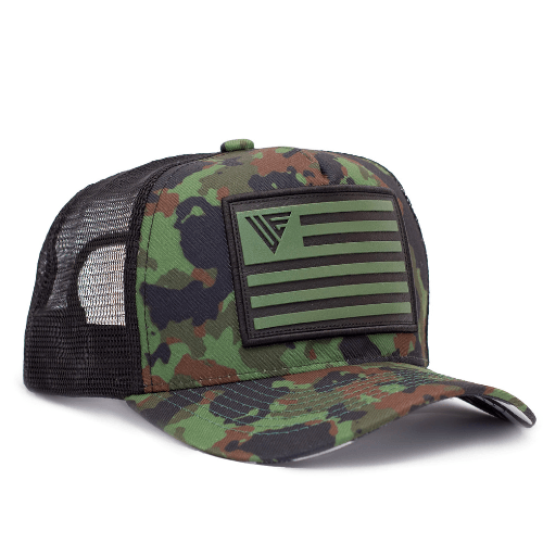 Camo Trucker Hat | Patriotic | Urban Effort