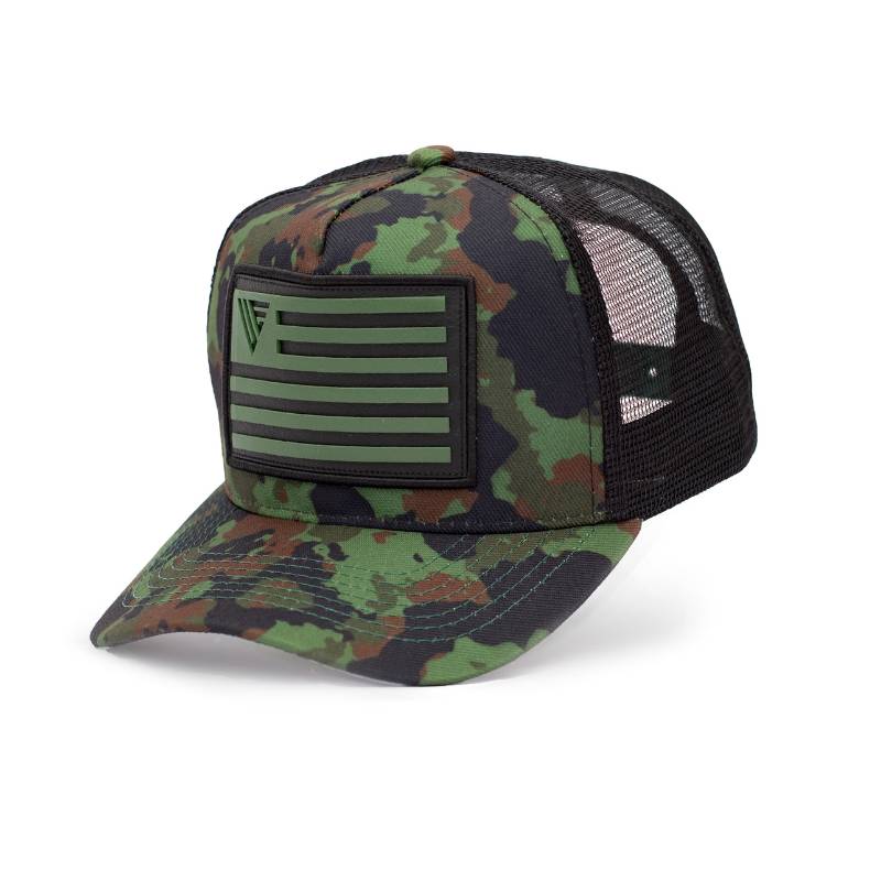 Patriotic Hat | Woodland Camo