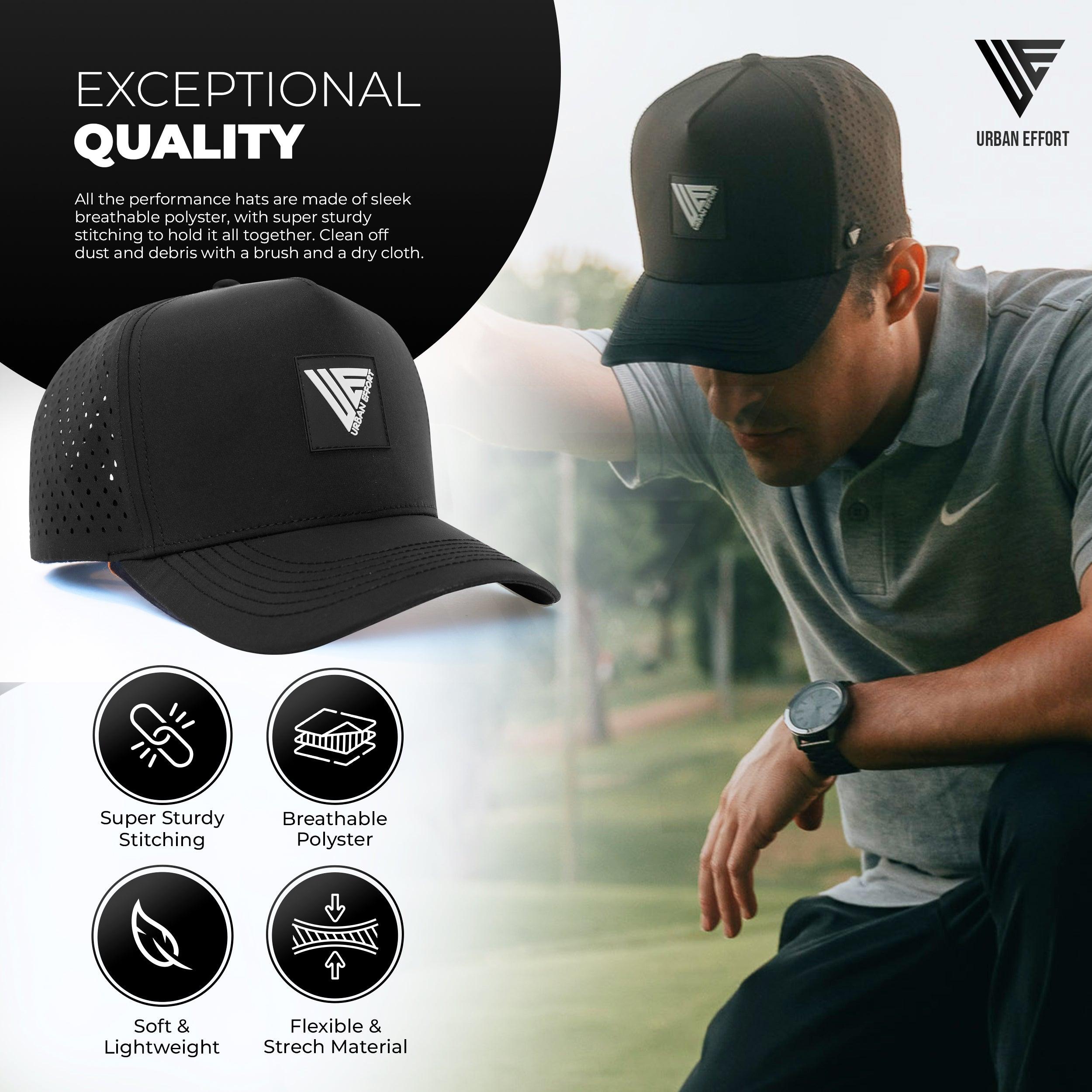 Black Performance Hat | Urban Effort