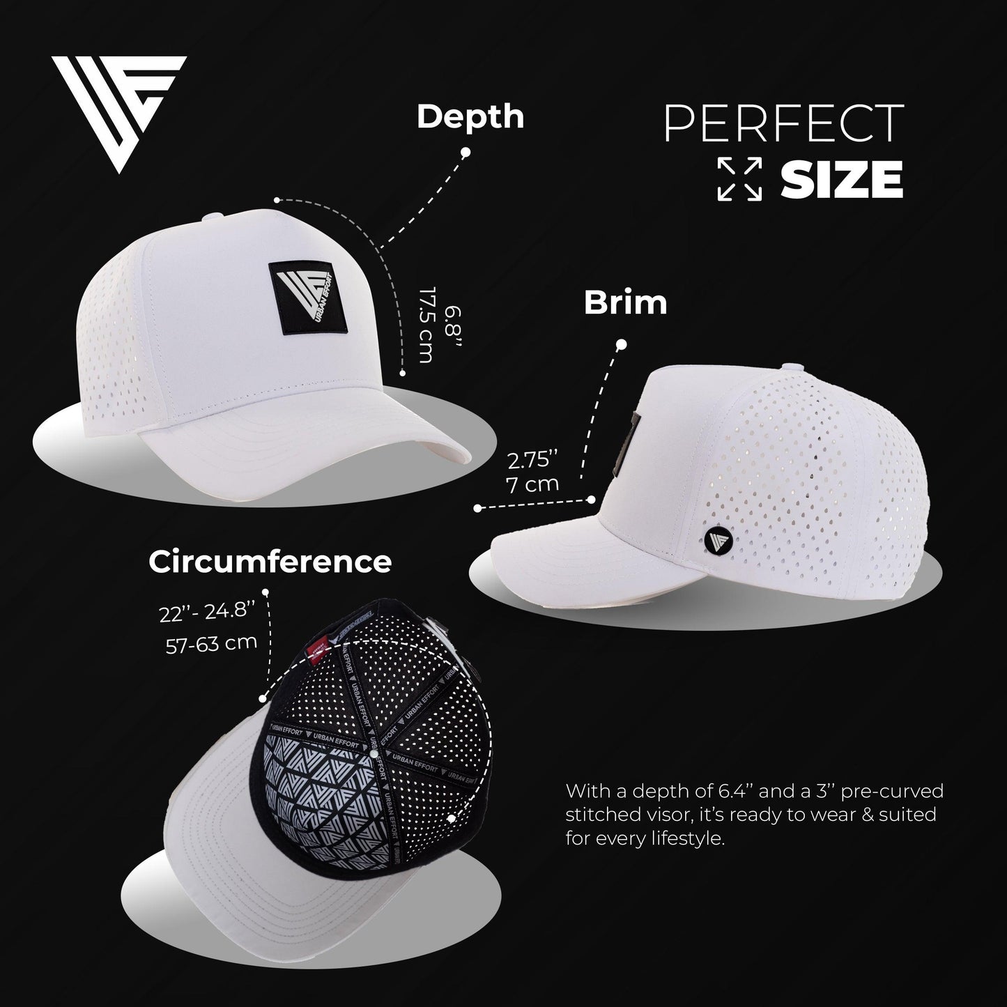 White Performance Hat | Urban Effort