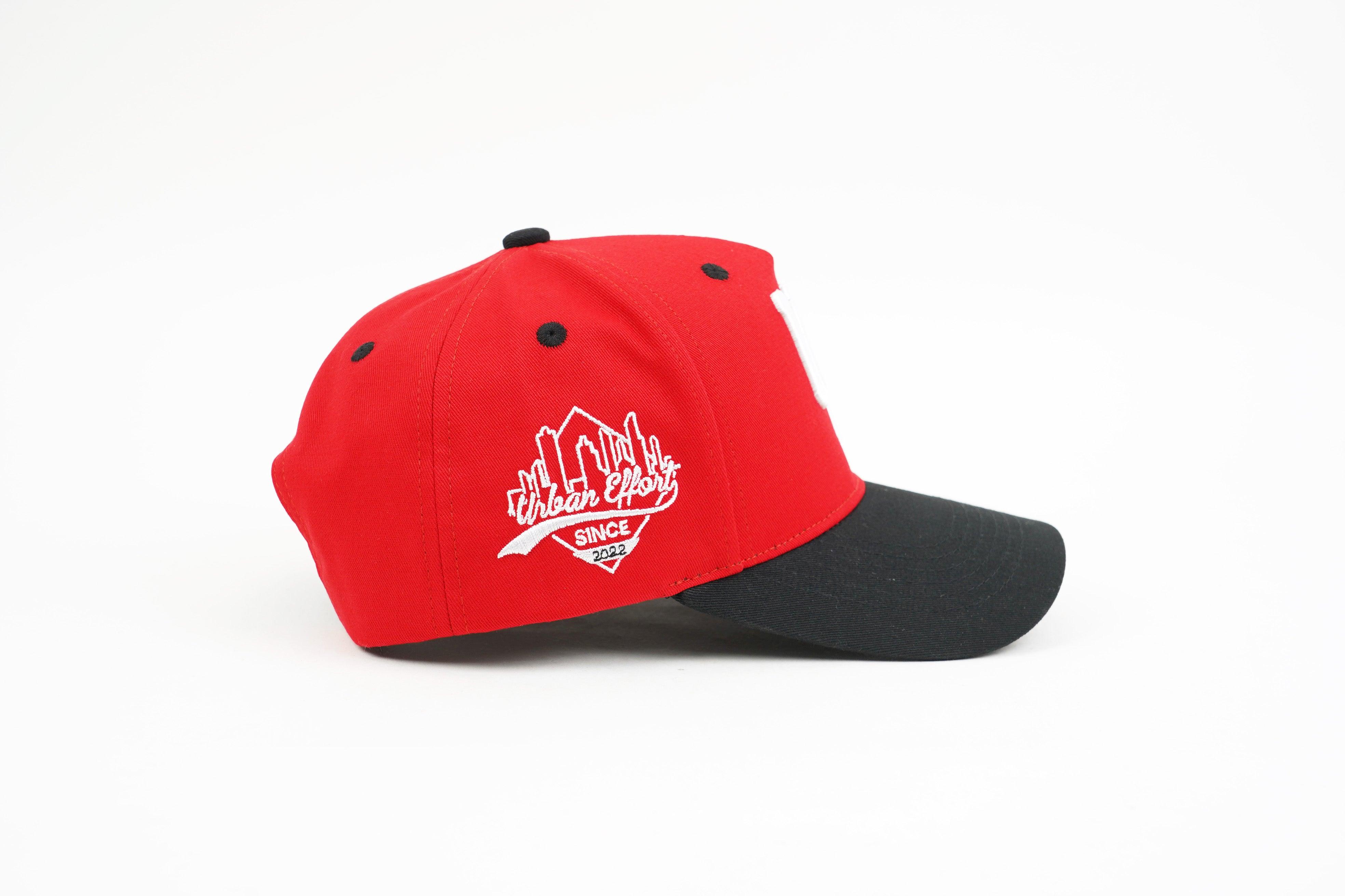 Red + Black Sports Cap | Urban Effort