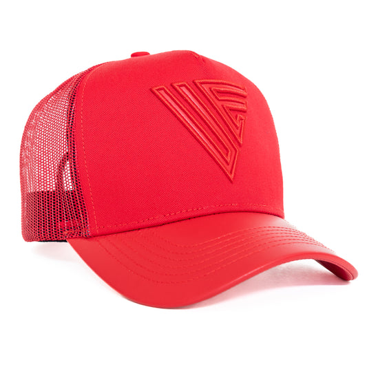 Red Trucker Hat | Minimalist | Urban Effort