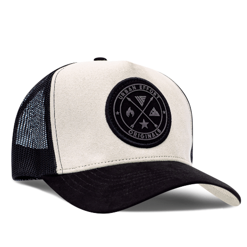 Black + Cream Trucker Hat | Original's | Urban Effort