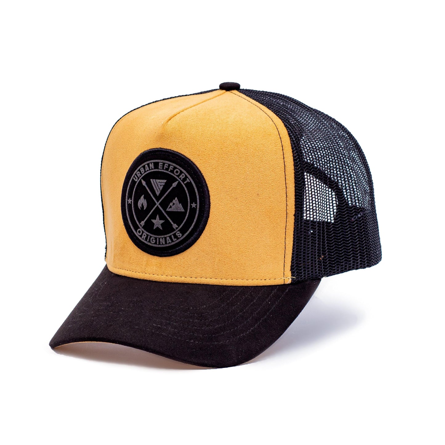 Black + Gold Trucker Hat | Original's | Urban Effort - Urban Effort