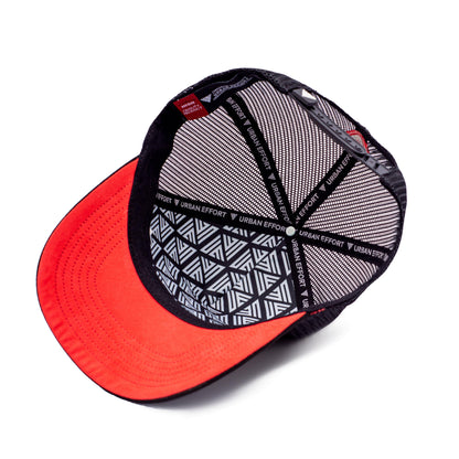 Black + Red Trucker Hat | Original's | Urban Effort - Urban Effort