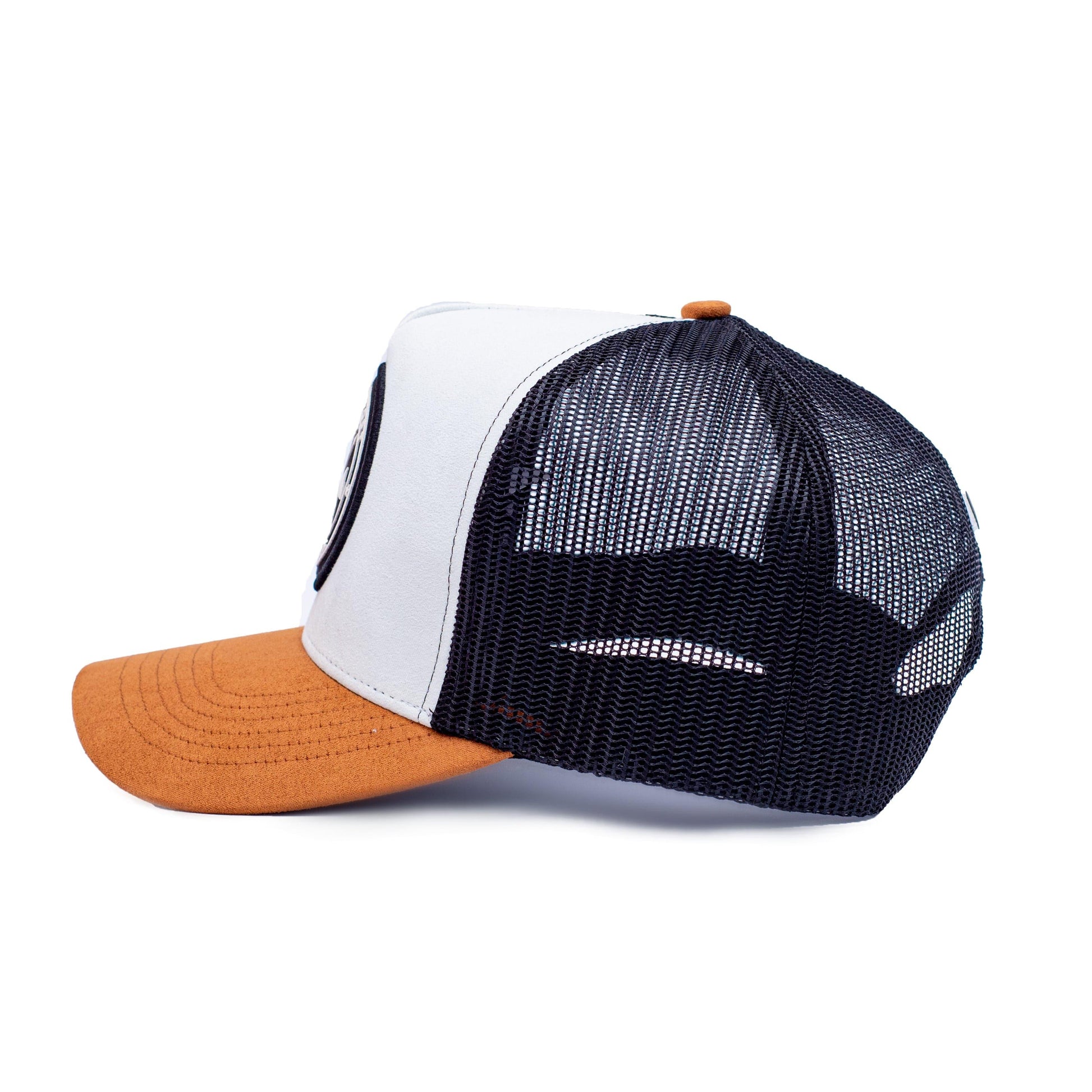 Black + White + Brown Trucker Hat | Original's | Urban Effort - Urban Effort