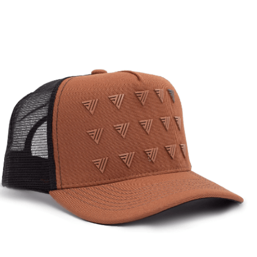Brown Trucker Hat | Multilogo | Urban Effort