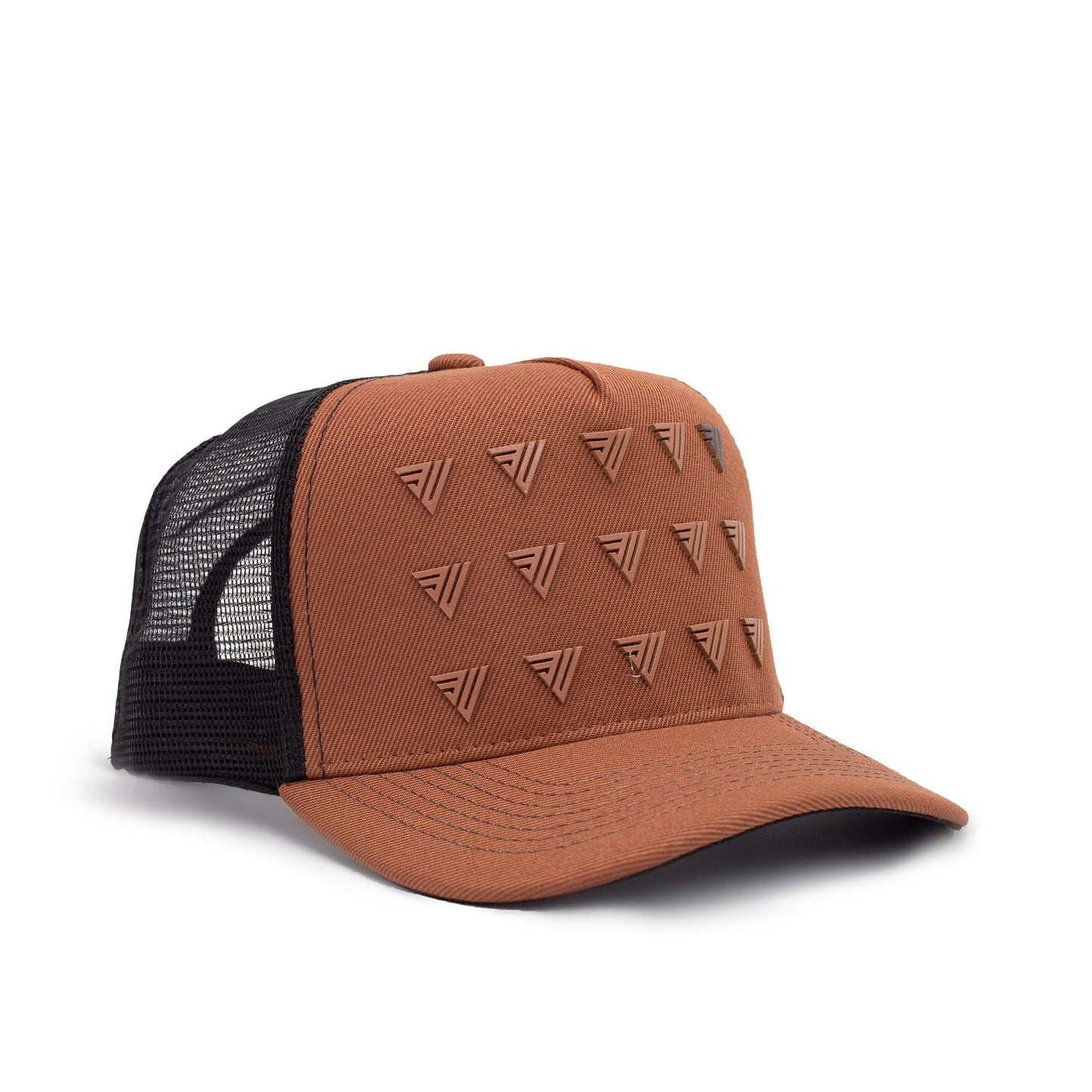 Brown Trucker Hat | Multilogo | Urban Effort - Urban Effort