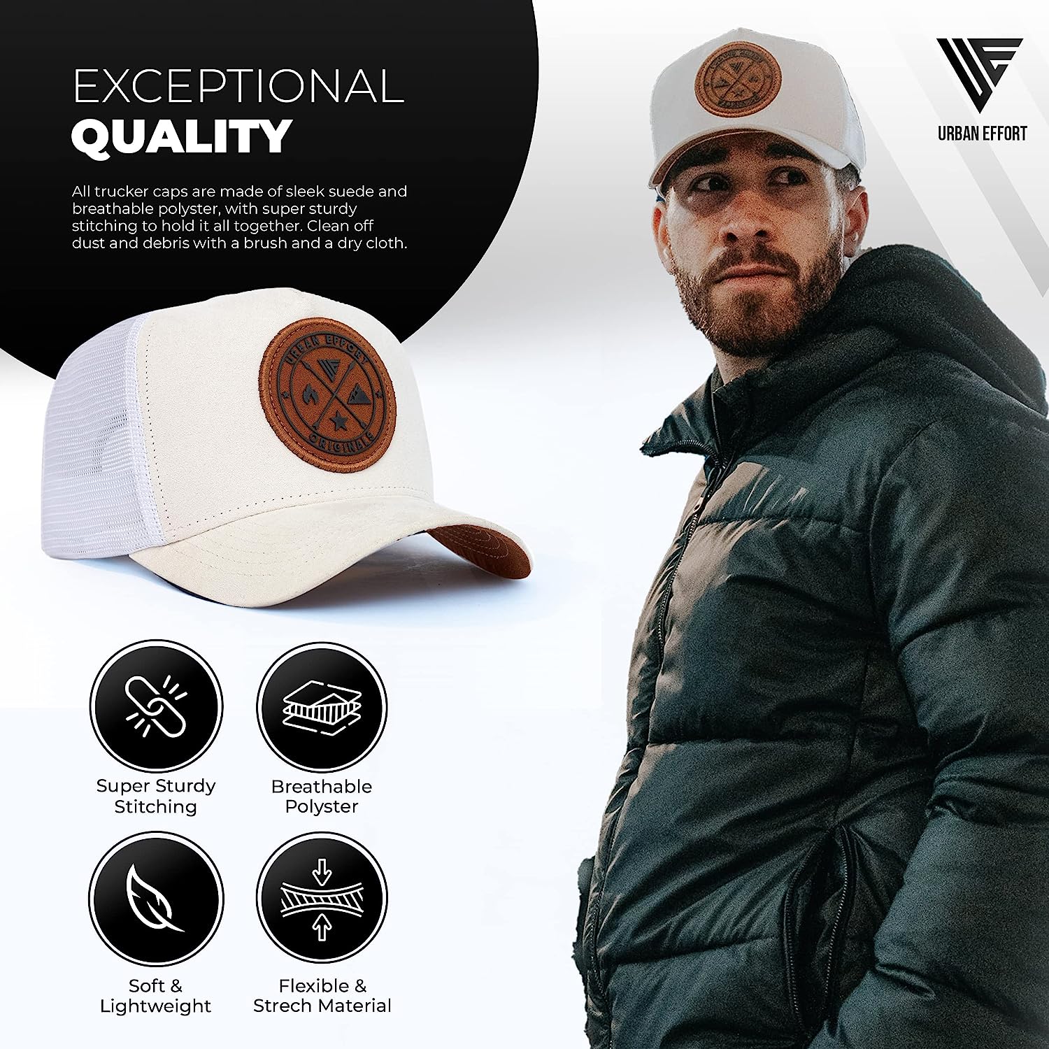 White Trucker Hat | Original's | Urban Effort