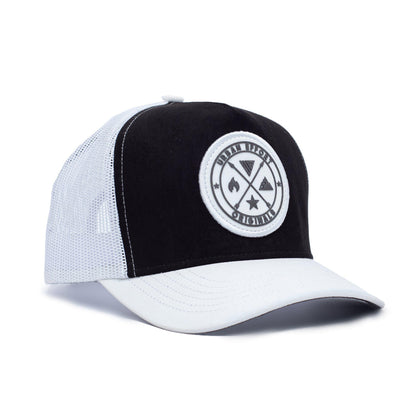 White + Black Trucker Hat | Original's | Urban Effort - Urban Effort